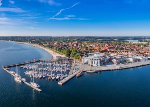 Eckernförde, hier mit Blick auf die Hafenspitze, ist der Forschungsraum im Projekt "Eckernförder Bucht 2030", © ETAG (Stadtmarketing Eckernförde)