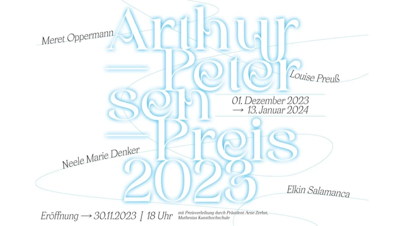 Arthur-Petersen-Preis Arthur-Petersen-Preis, © Muthesius Kunsthochschule
