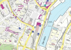 Stadtplanausschnitt Stadtplanausschnitt