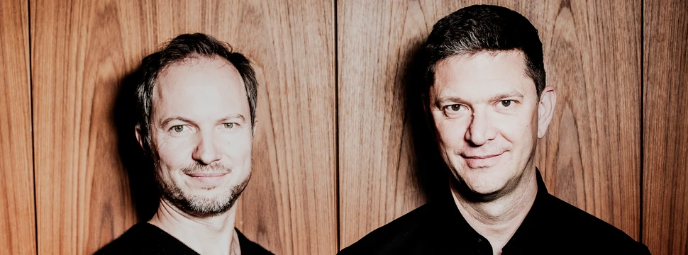 Portrait Foto von den den Musikern Arne Jansen und Stephan Braun