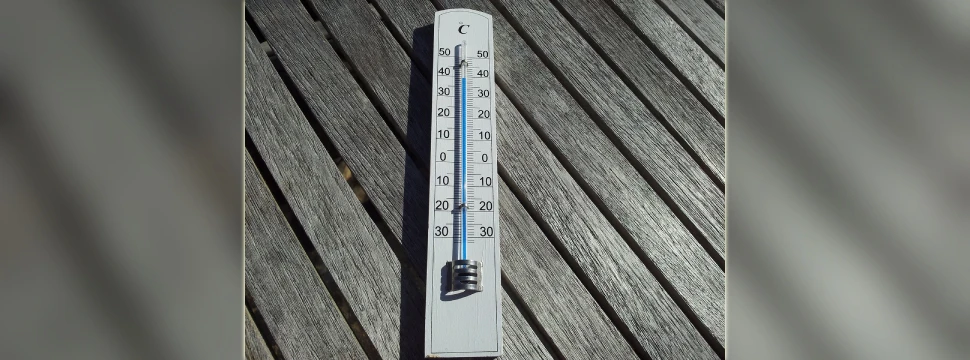 Thermometer bei Wärme Thermometer bei Wärme