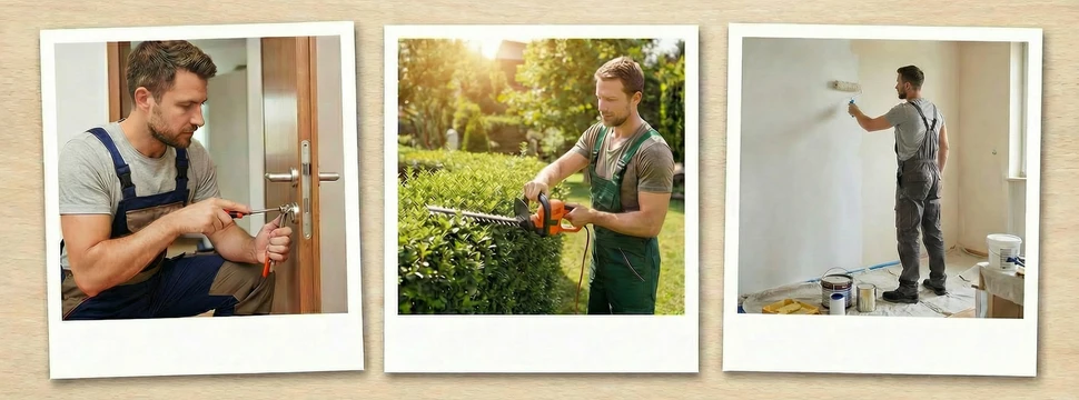 3 Tätigkeiten des Hausmeisterservices: Technische Instandsetzung, Gartenarbeit und Malerarbeiten