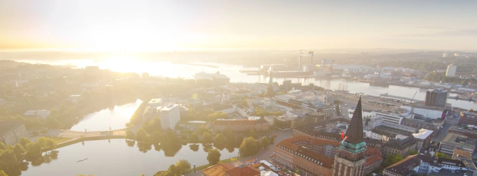 Luftaufnahme der Kieler Innenstadt, © Oliver Franke