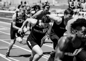 Sprinter am Startblock