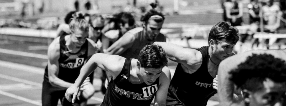 Sprinter am Startblock