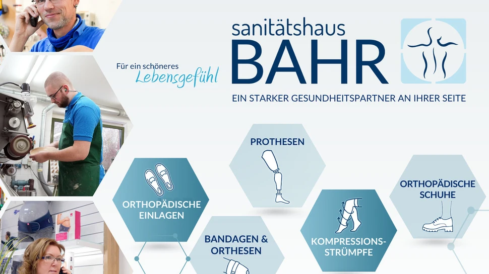 Collage des Sanitätshaus Bahr