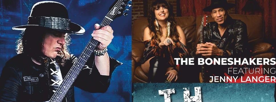 Ein Poster, auf dem mehrere Bands zu sehen sind, die im Februar in Joldelund auftreten