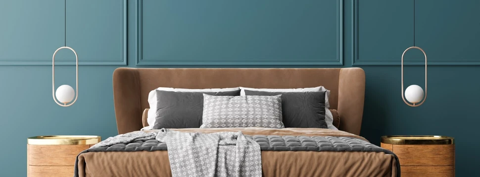 Polsterbett mit Bettkasten