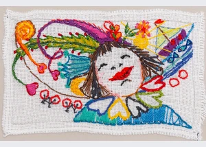 Stickereien aus aller Welt zum Thema Hoffnung