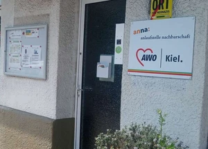 Die Tür der anna in der Beselerallee