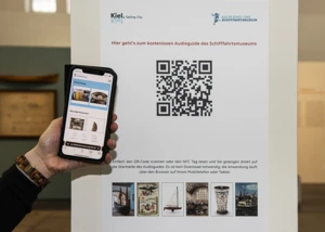Audioguide in der Web-App, © Landeshauptstadt Kiel/Matthias Friedemann